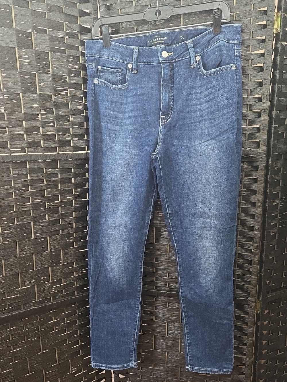 Lucky Brand Hayden Skinny Dark Blue Denim Jeans 12/31 Womens
